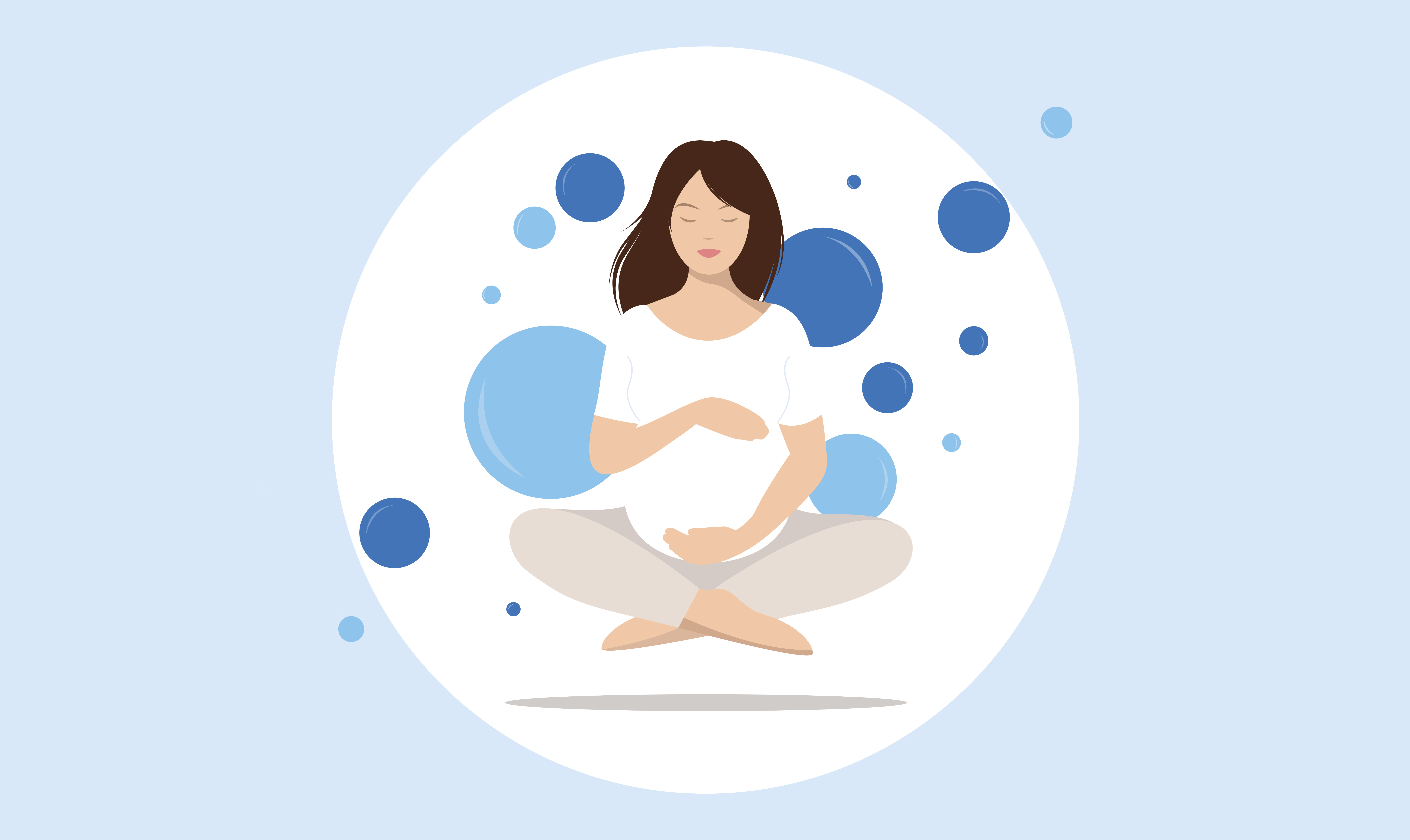 Illustration erstellen lassen Yoga Schwangerschaft