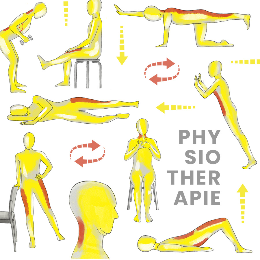 Physiotherapie Zeichnungen erstellen lassen